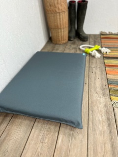 Grey Dog Bed For Cage & Crates Waterproof Hygienic Bedding Mat
